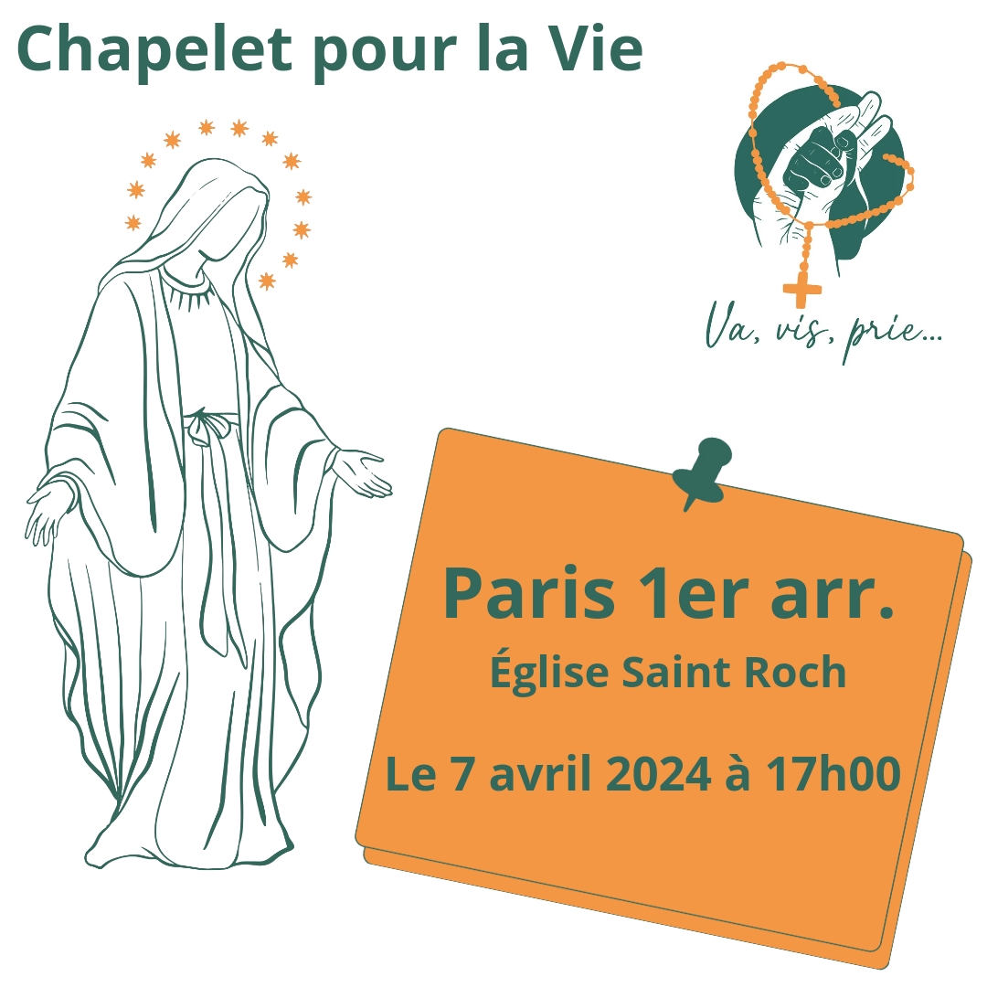 Image de l’événement "Chapelet pour la Vie PARIS 15ème"
